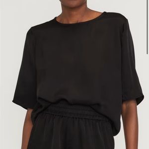 Everlane Satin Relaxed Tee